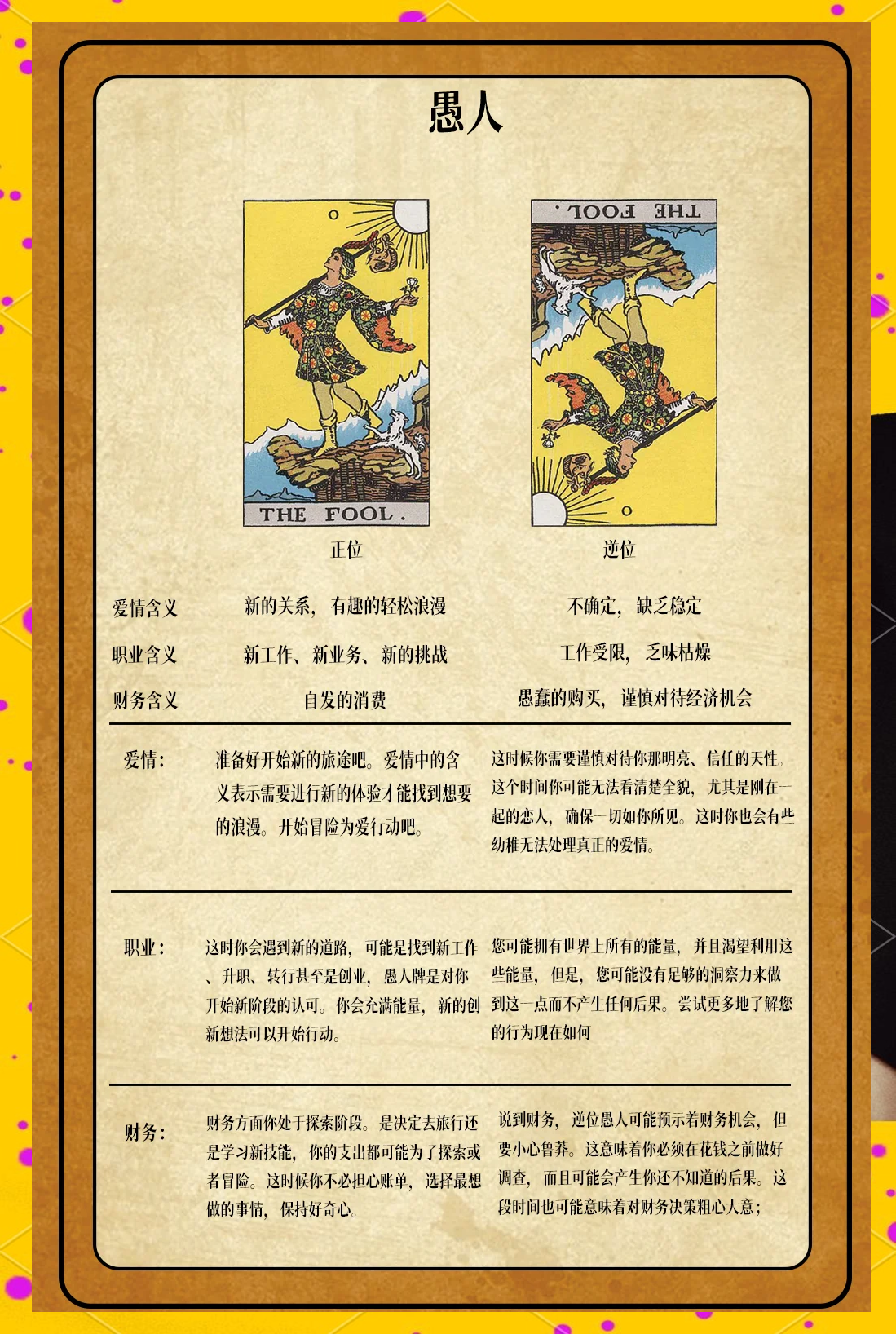 愚者逆位(愚者逆位对方想复合吗)