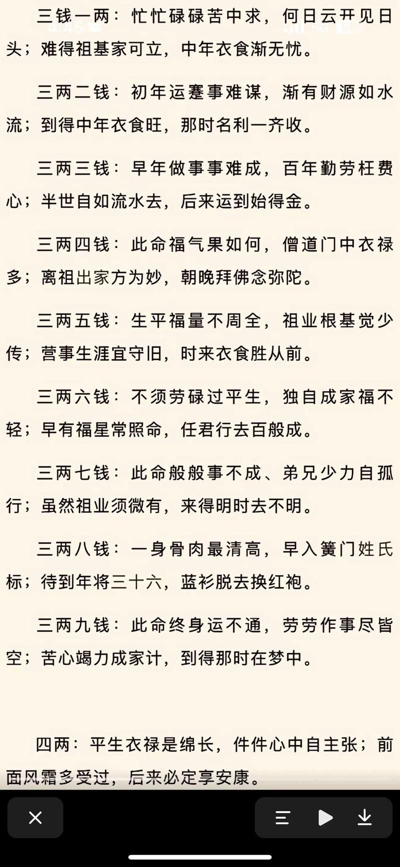 四两九钱男命详解一生(四两九钱男命详解一生什么)