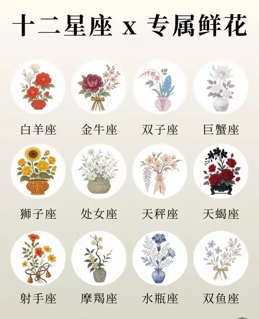 十二星座专属黑暗之花(十二星座专属黑暗之花和宠物和房间)