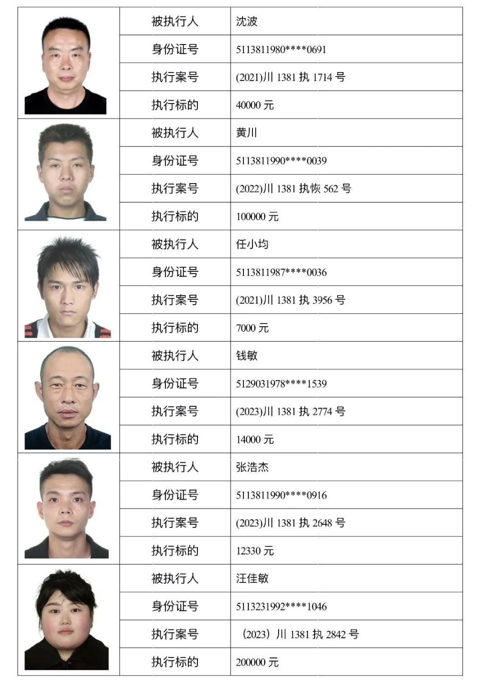 全国被执行人失信名单查询官网(全国失信人员被执行人名单查询官网)