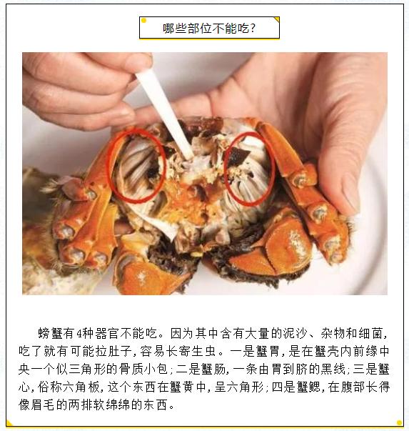 螃蟹六不吃(螃蟹六不吃是哪六种)