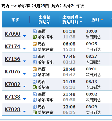 上海到哈尔滨高铁时刻表(上海到哈尔滨有高铁列车吗)