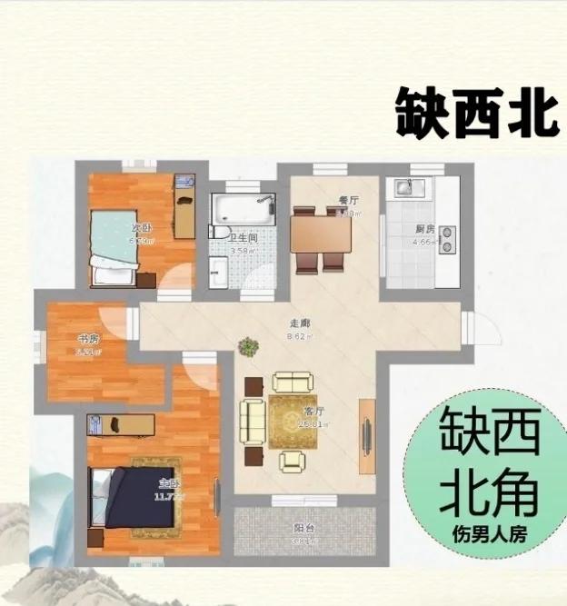 房屋西北缺角风水化解方法(房子西北缺角补救办法)