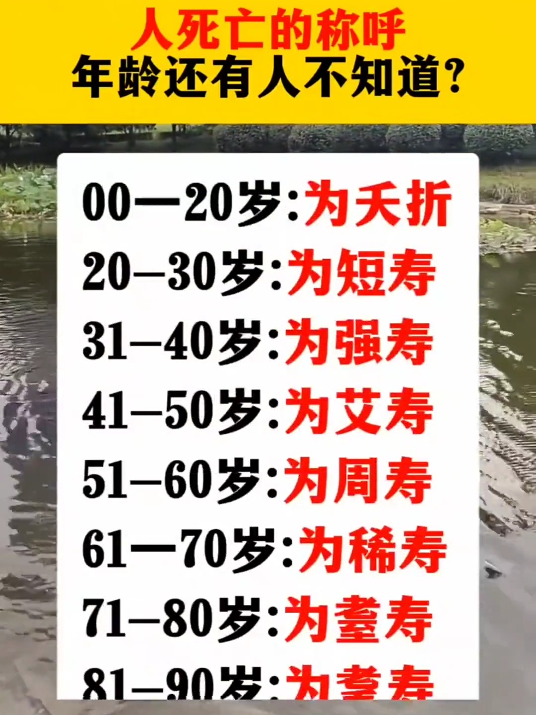人生寿数一览表(寿命最长的3个生肖) 人生寿数一览表(寿命最长的3个生肖)
