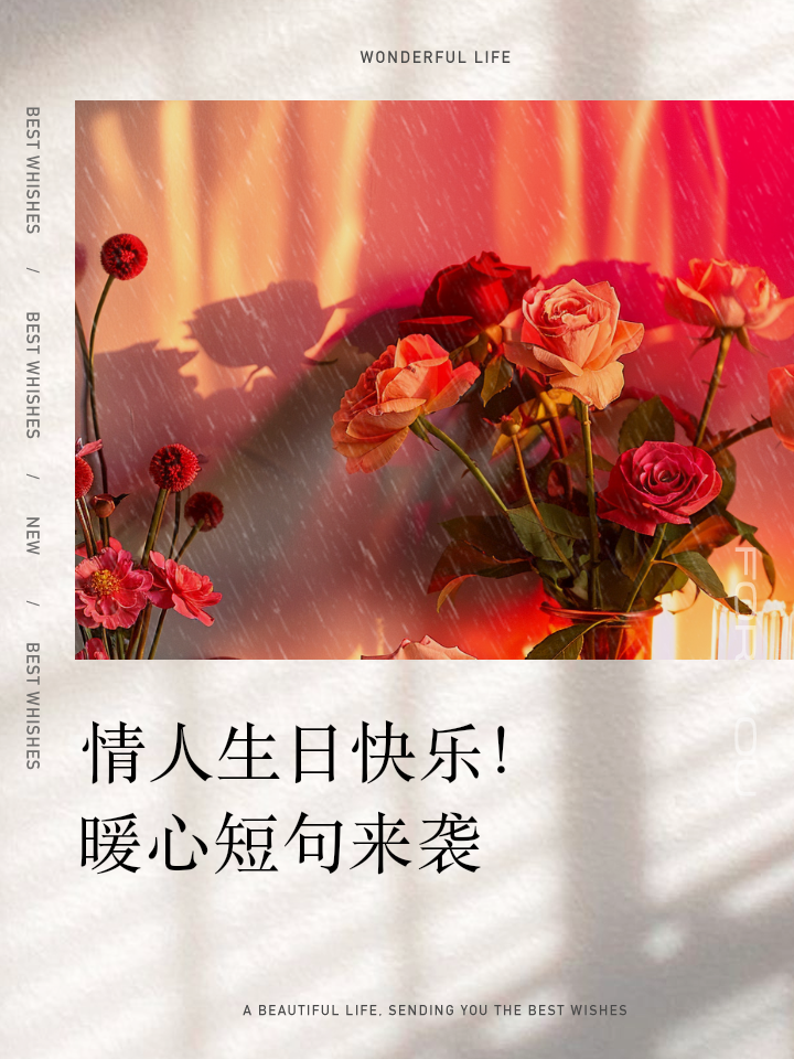 祝生日快乐的唯美短句(祝生日快乐的唯美短句自己)