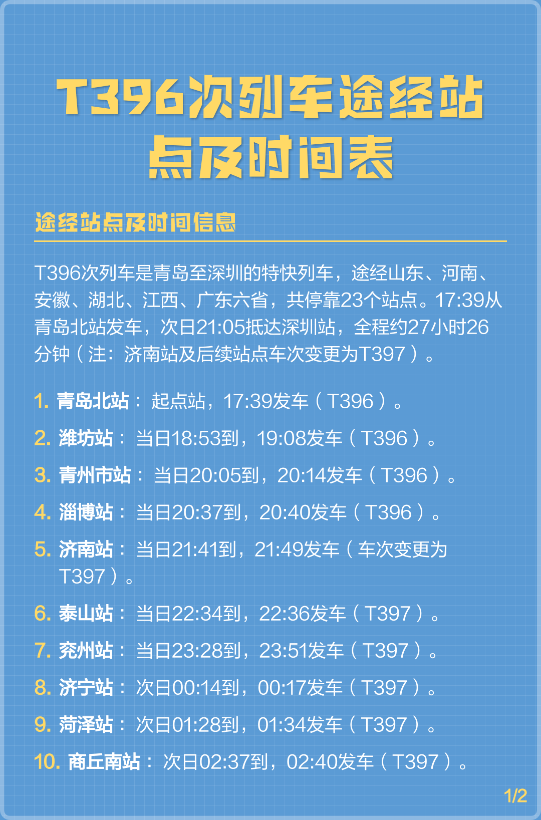 t396次列车时刻表(t396次列车经过的站点查询398)