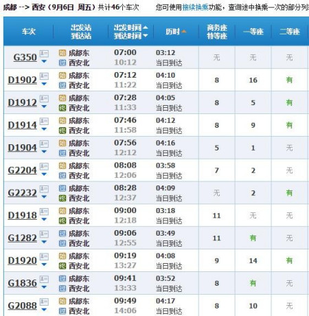 重庆到成都高铁时刻表(北京到重庆的高铁时刻表查询)
