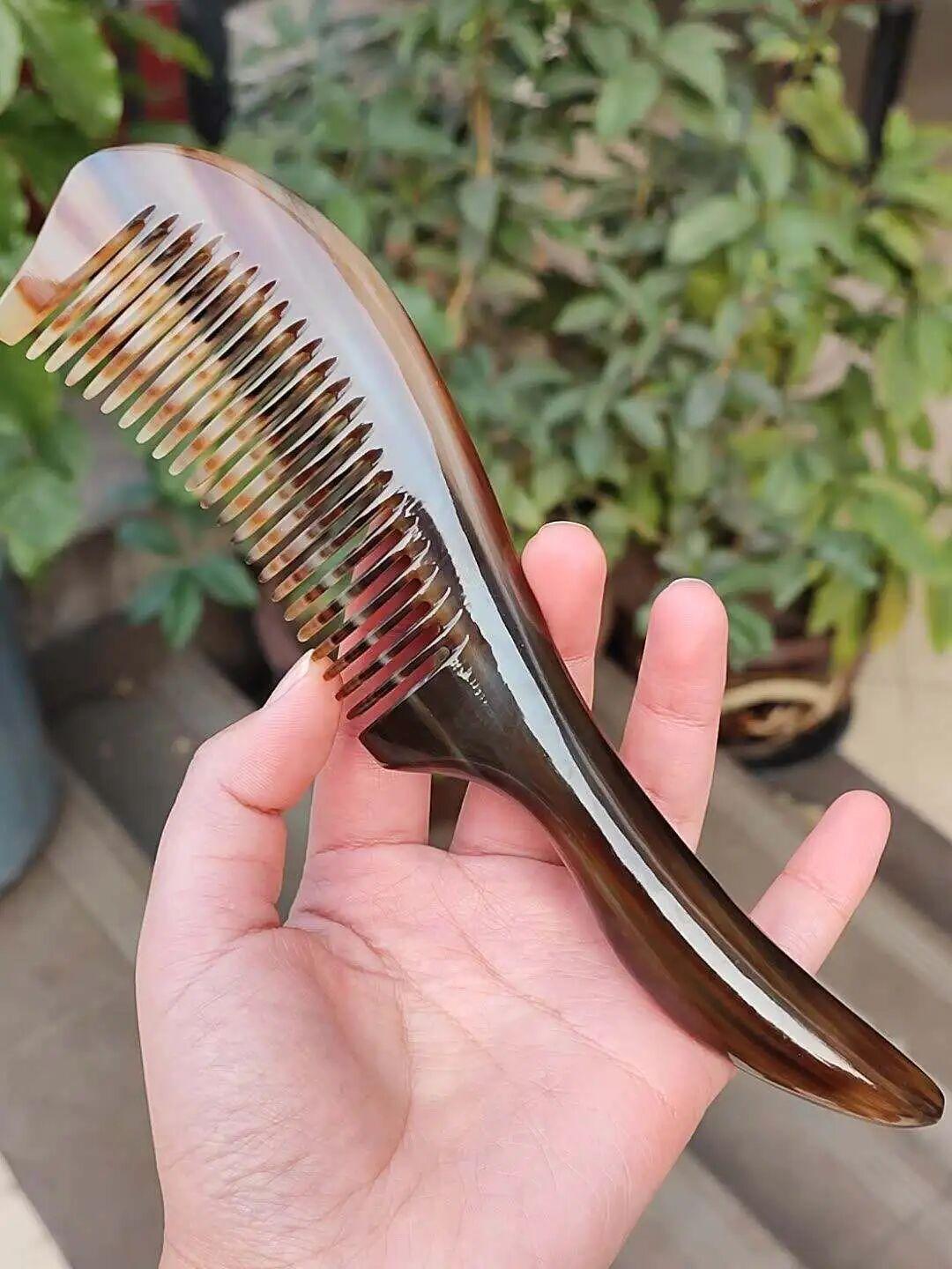 牛角梳多少钱一把正品(脱发用木梳好还是牛角梳好)