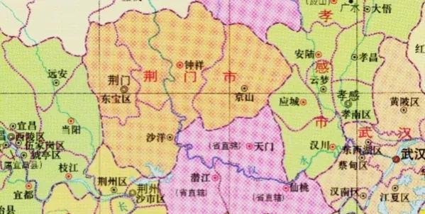 天门地图(天门地形图)