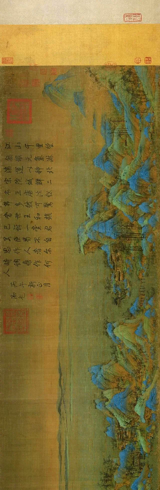 千里江山图表现的内容(千里江山图描绘了什么内容) 千里江山图表现的内容(千里江山图描绘了什么内容)