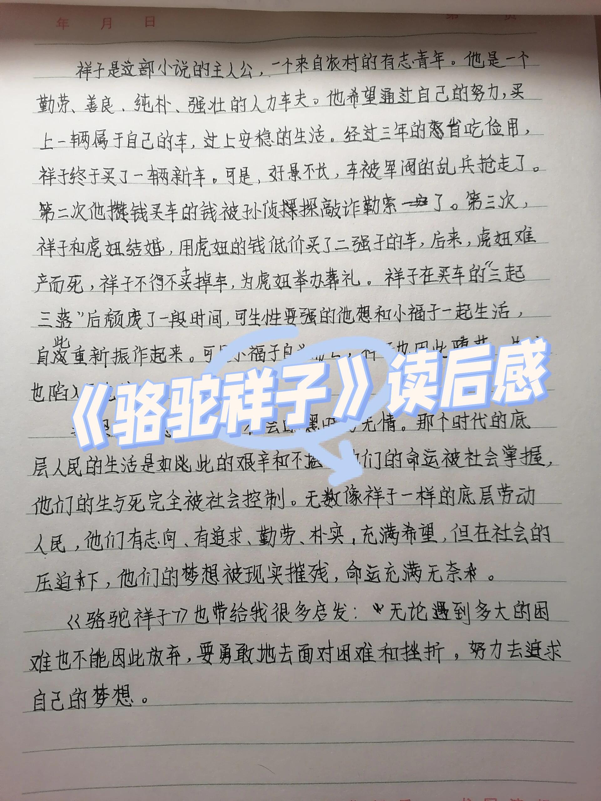 骆驼祥子原文(老舍骆驼祥子原文)
