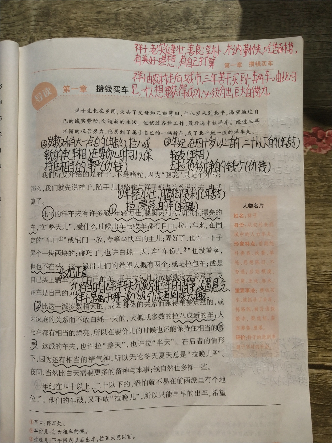 骆驼祥子原文(老舍骆驼祥子原文)