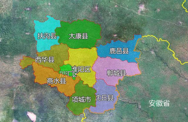 周口市地图(周口市地图高清全图)