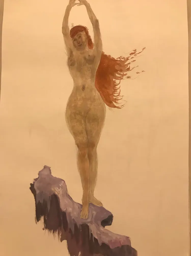 裸女油画(棵女美画画展) 裸女油画(棵女美画画展)