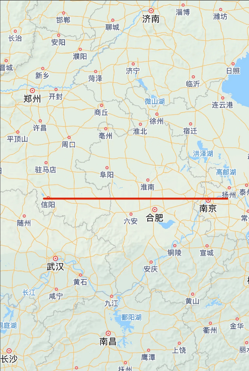 河南到江苏多少公里(河南到江苏大概有多远)