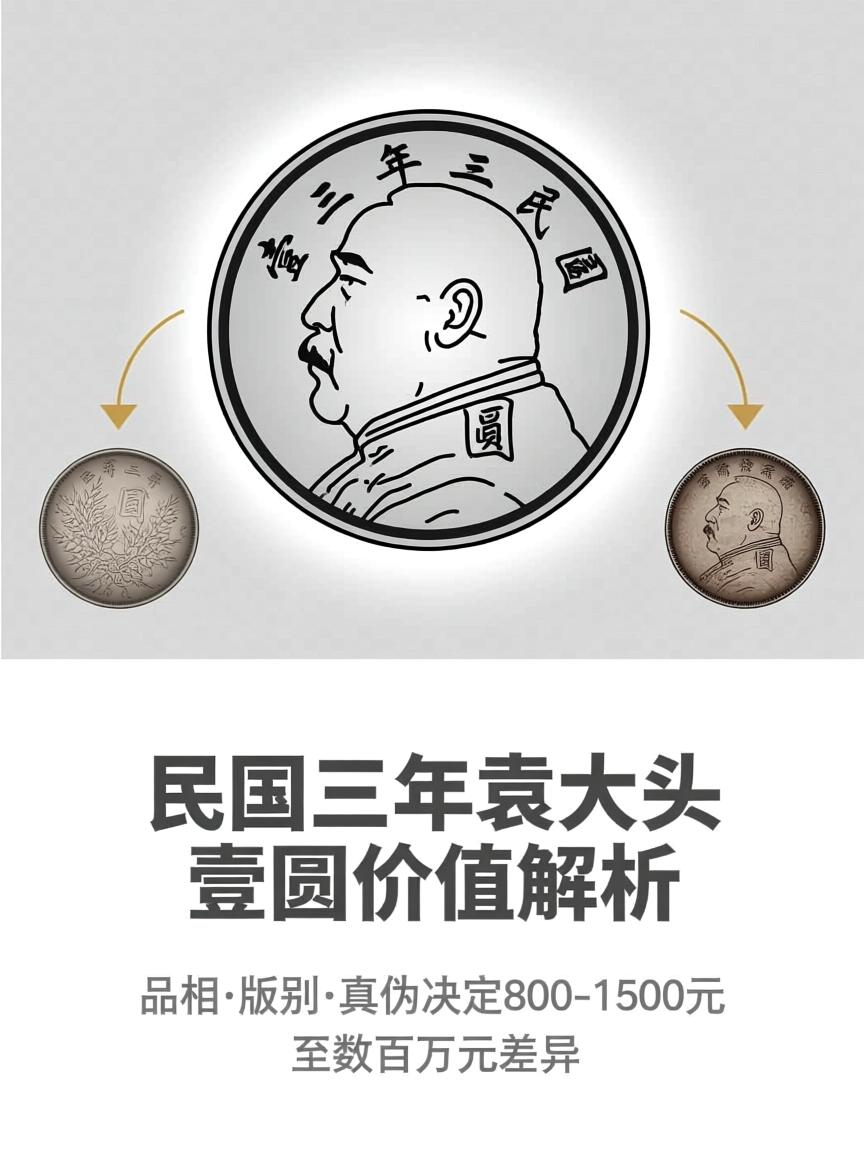 民国三年的一元袁大头值多少钱(民国三年双面袁大头到底值多少钱)