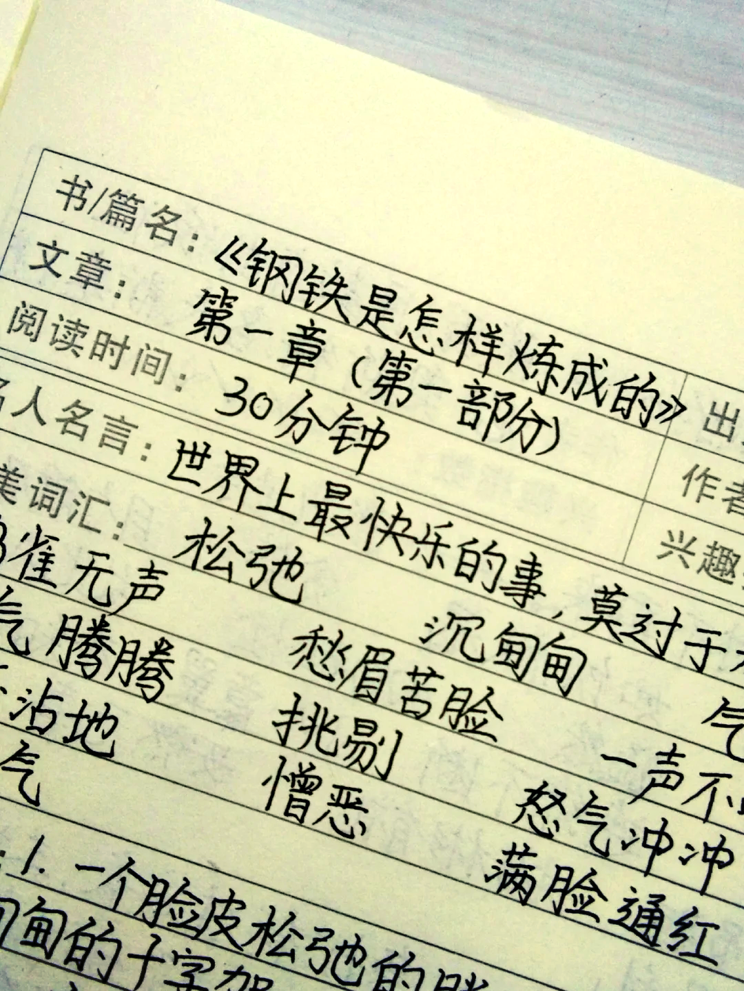 钢铁是怎样炼成的第一章(钢铁是怎样炼成的第一章主要内容)