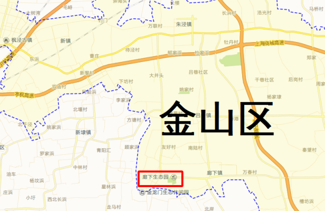 金山区地图(金山区地图乡镇分布图) 金山区地图(金山区地图乡镇分布图)