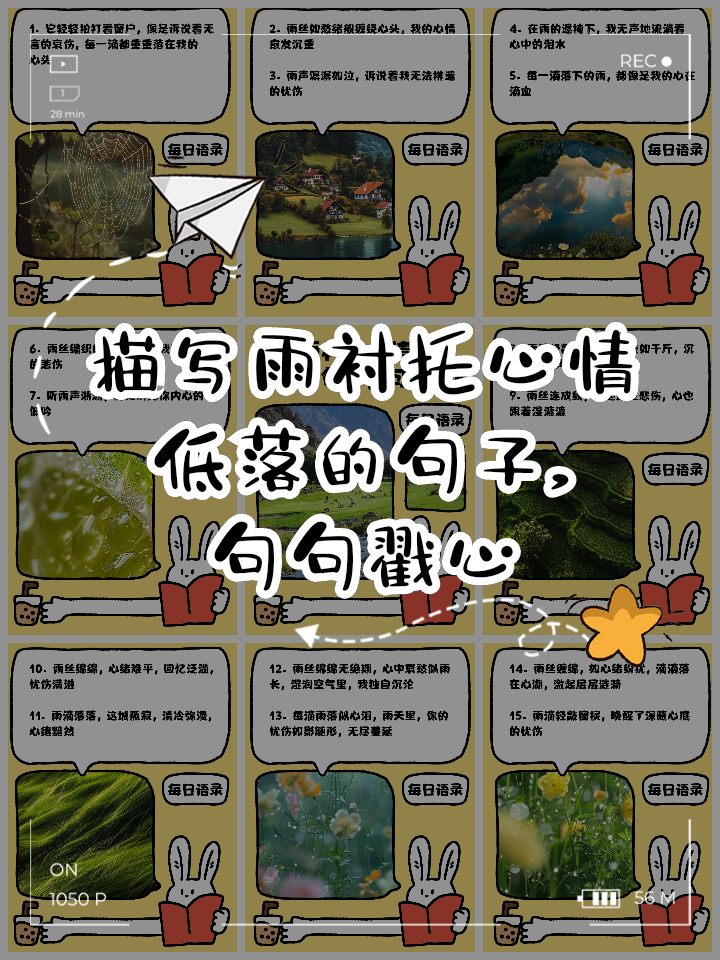 雨中漫步的心情说说(雨中漫步的心情说说短句)