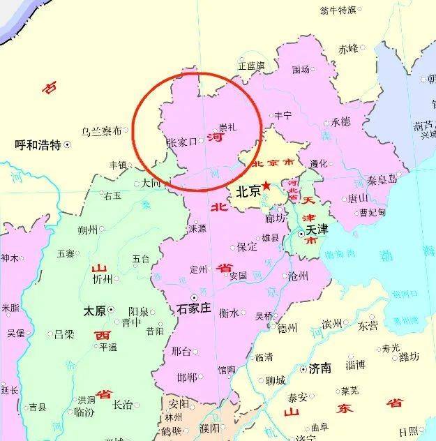 张家口市地图(张家口市地图 城区)