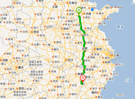 山东到上海多少公里(山东到上海最快要多久)