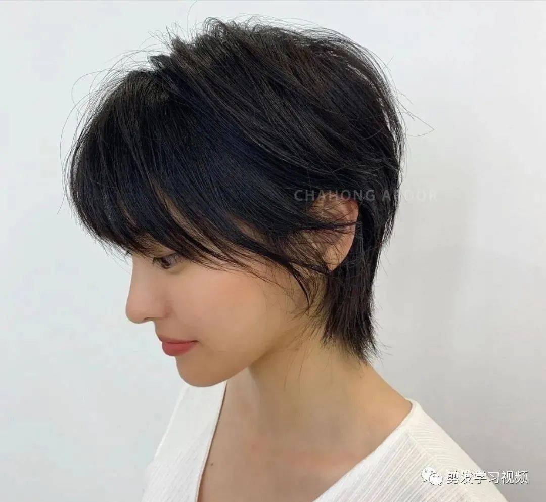 燕尾发型女头发(燕尾发型女头发前短后长)