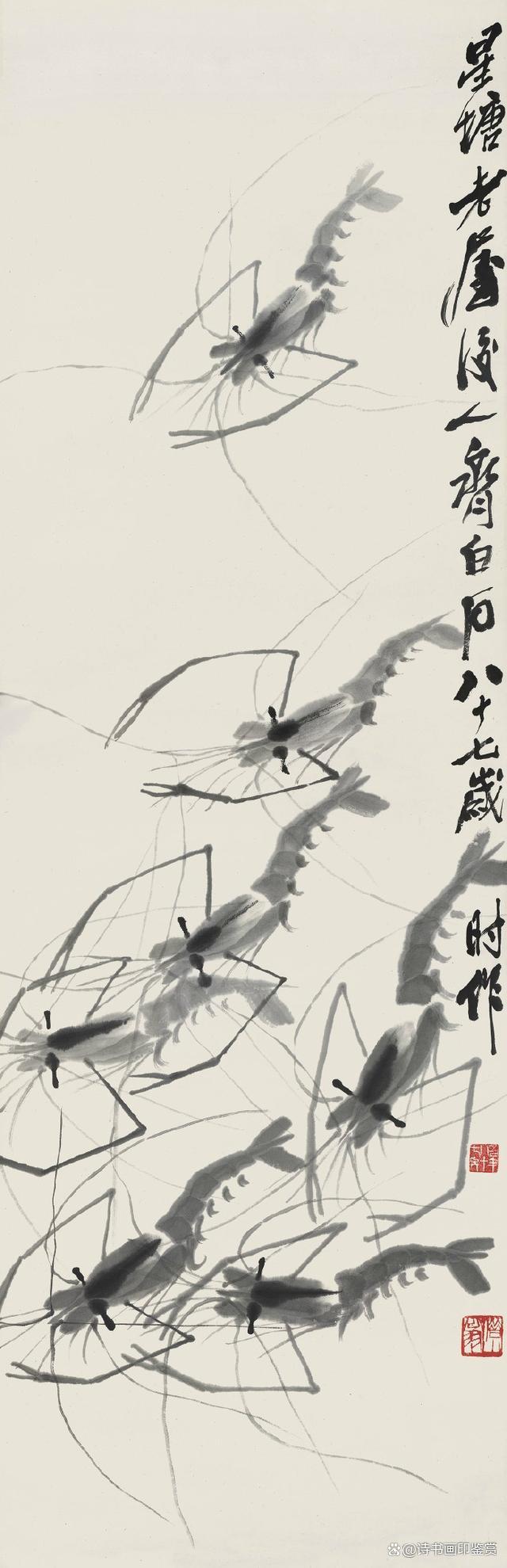 齐白石作品欣赏(石齐国画作品欣赏)