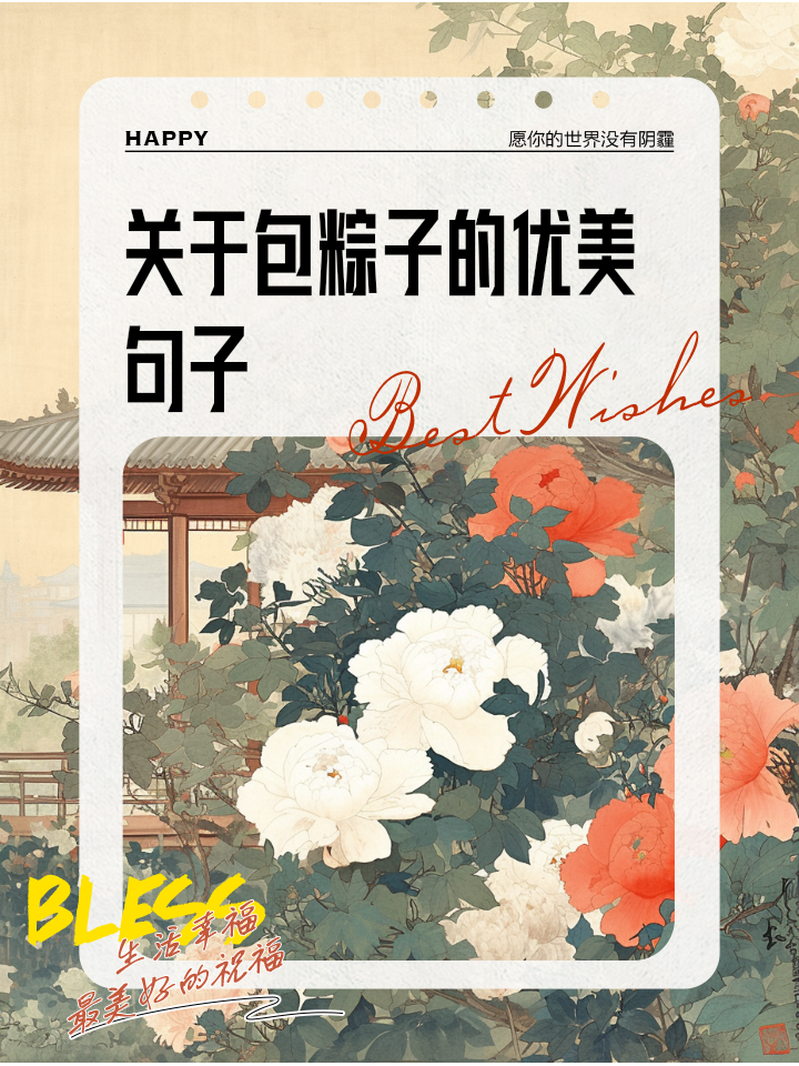 关于粽子的优美语段(关于粽子的优美语段50字)