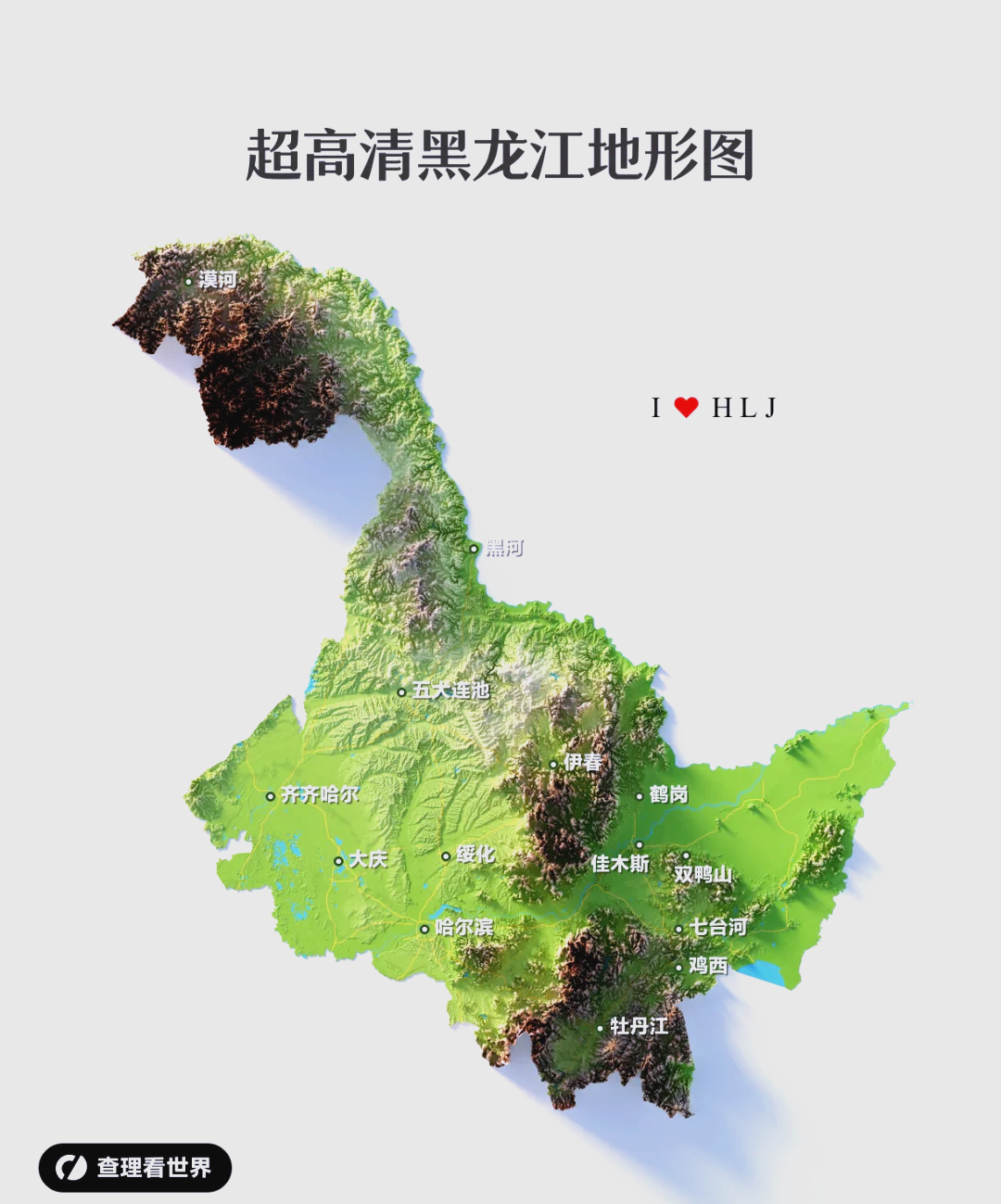 黑龙江旅游地图(黑龙江旅游地图全图可放大)