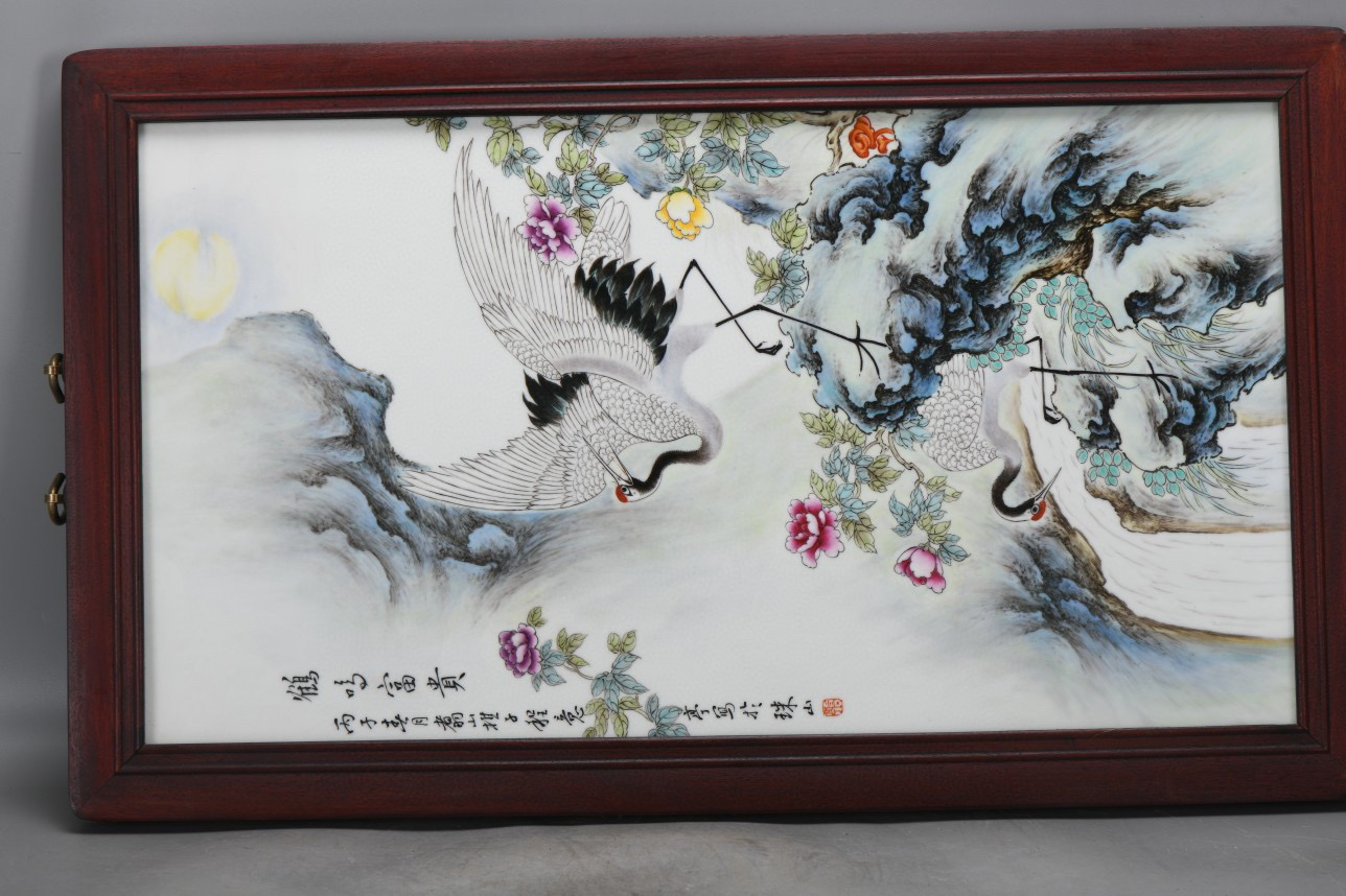 珠山瓷板画(珠山瓷板画水乡风情谁的作品)