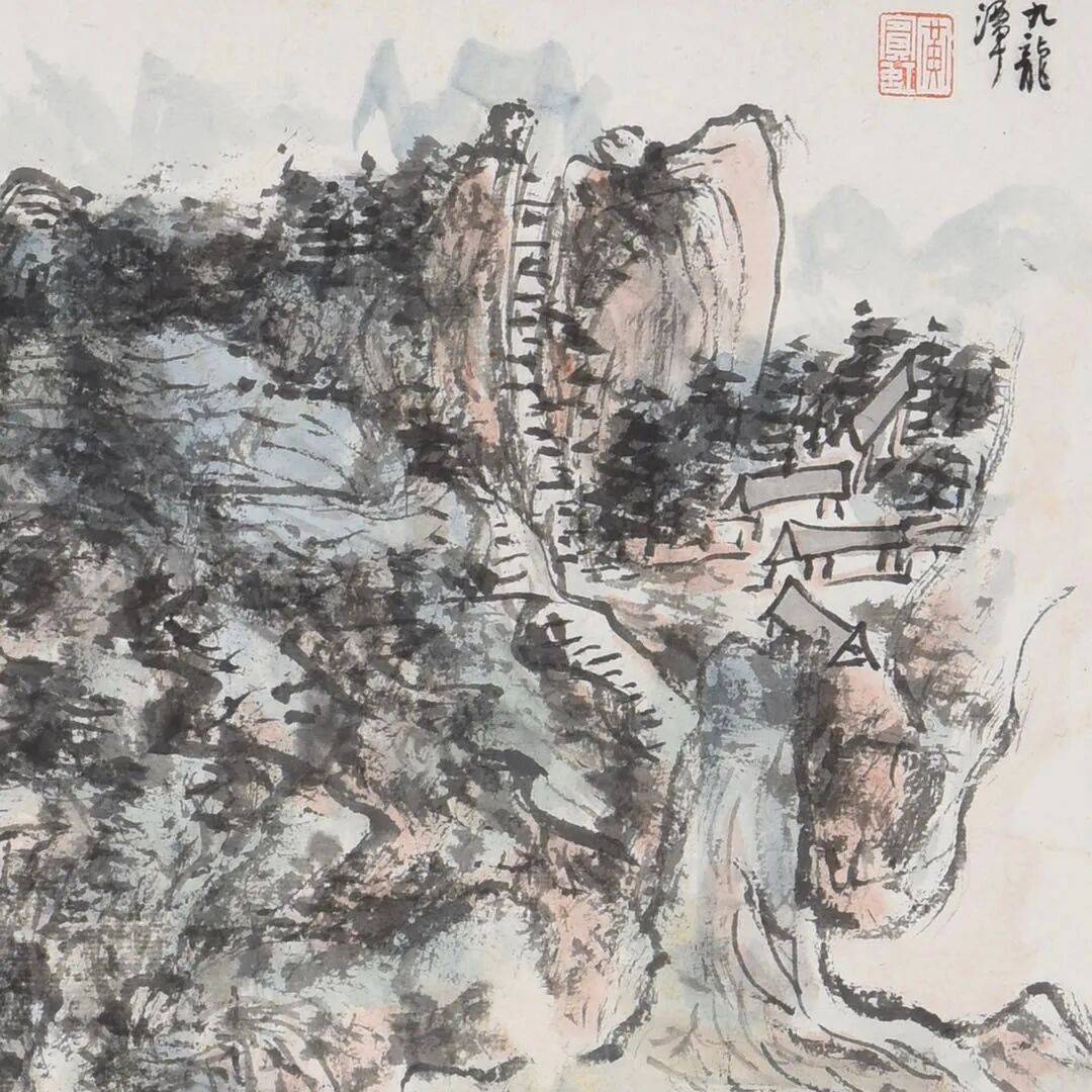 黄宾虹山水画多少钱一平尺(黄宾虹拍卖价345亿的山水)