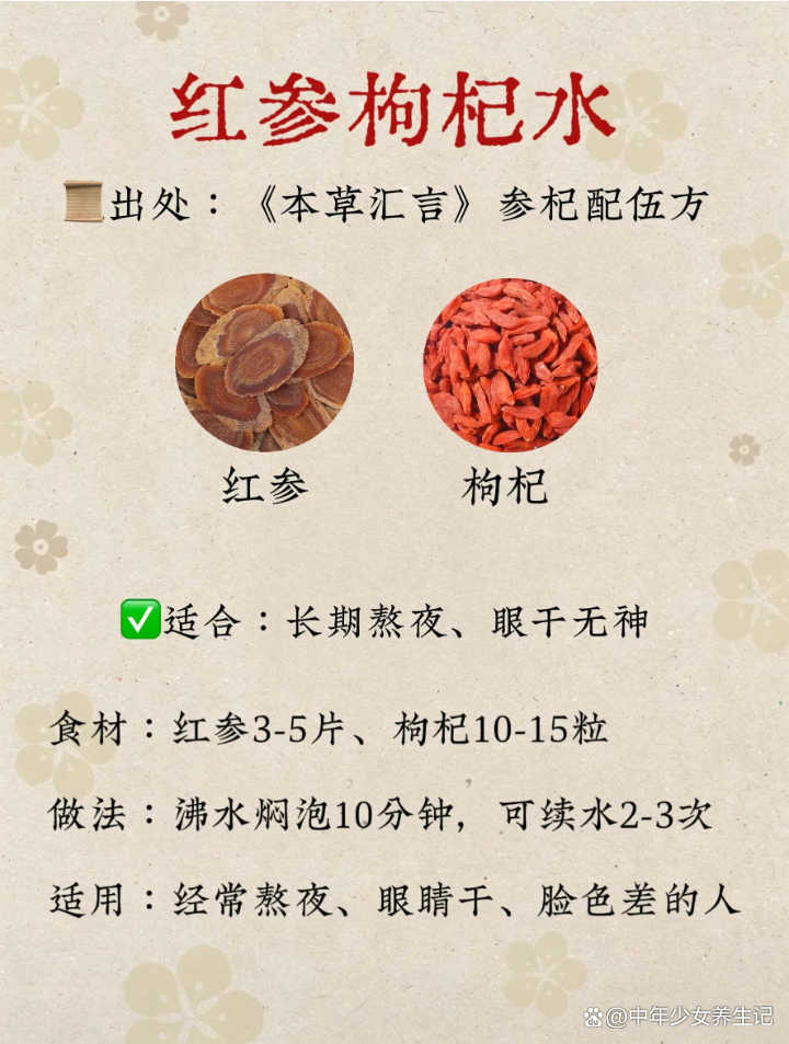 红参一周喝几次最好(为什么红参不建议泡水)