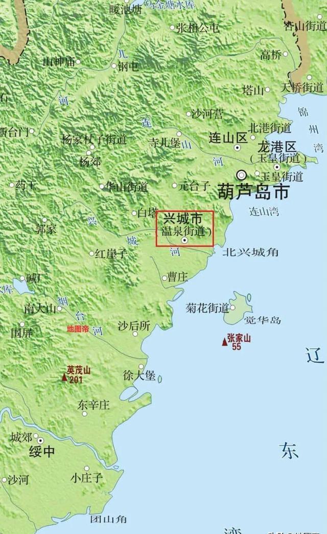 葫芦岛地图(葫芦岛地图全图高清版辽宁省地图)
